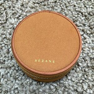 Sezane Jewelry Box Tan Brown Brand New